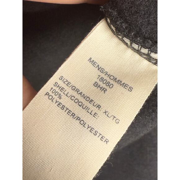 Woolrich Grindstone Fleece Woven Vest Gray Black Heather Outdoor Mens XL EUC - Picture 6 of 7